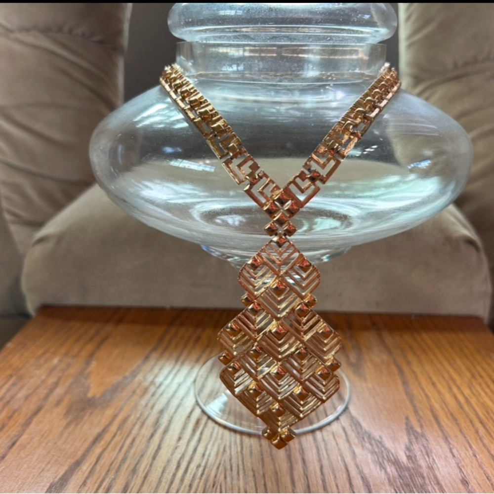1980s vintage gold necklace